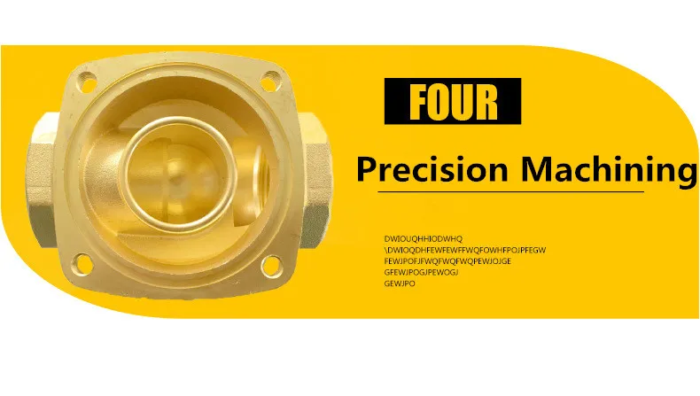 2W нормально закрытый воды Соленоидный клапан латунь воздушные клапаны AC220V DC12V DC24V