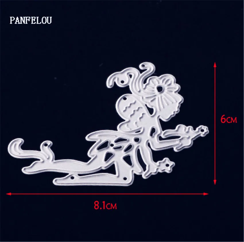 PANFELOU Metal craft Marine fairy die cutting dies for Scrapbooking/DIY Easter wedding Halloween cards Hand account | Дом и сад