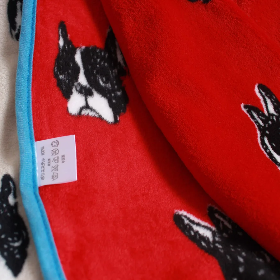 Мультяшное фланелевое одеяло многофункциональное для сна домашних животных