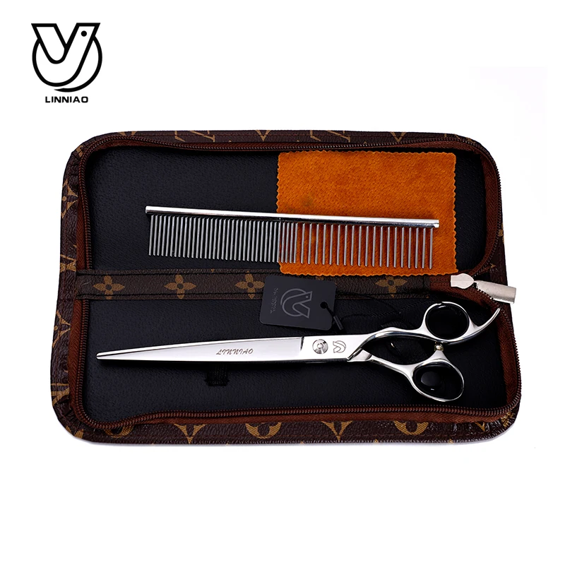 Профессиональные ножницы 8 дюймов для груминга собак парикмахерские инструменты