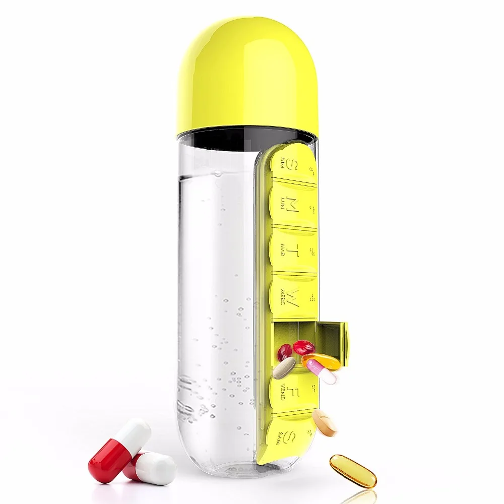 Новый пластиковый 600 мл My Bottle для бутылки с водой спортивный шейкер ежедневной