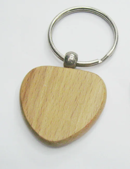 Оптовая продажа 200 шт. резьба пустая деревянная цепочка для ключей сделай сам