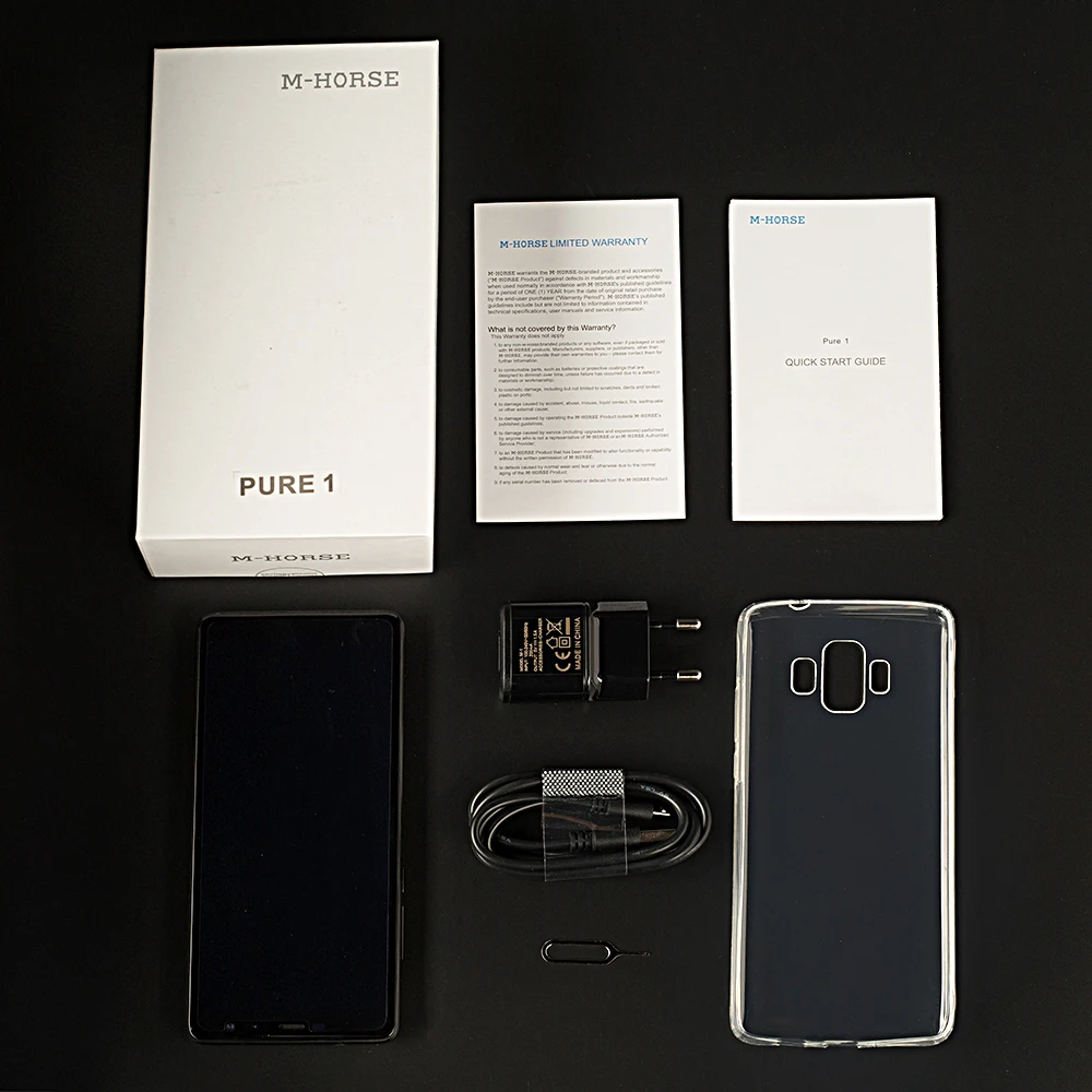 M Horse Pure 1 5 7 &quotHD + 18:9 мобильный телефон Android 0 MTK6737 4 ядра 3 ГБ 32 Гб quad camera 4380 мАч
