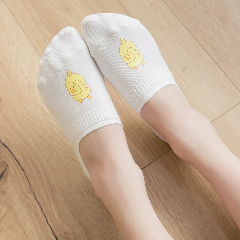 2019 новые модные женские носки с вышивкой Calcetines повседневные Короткие Носки