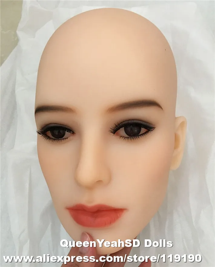 #116 Высококачественная твердая Силиконовая секс кукла с головой для куклы