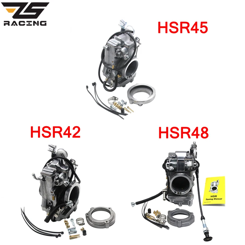 ZS гоночный мотоцикл карбюратор для Mikuni типа HSR42 TM42 HSR45 TM45 HSR48 TM48 Harley EVO Evolution Pump