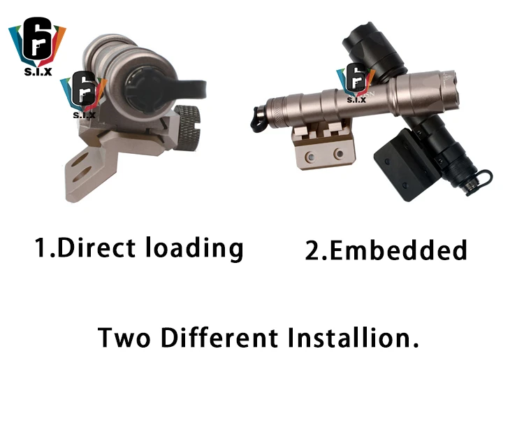 M LOK Keymod держатель тактического фонаря для Surefir M300 M600 M600DF Скаут света M600C