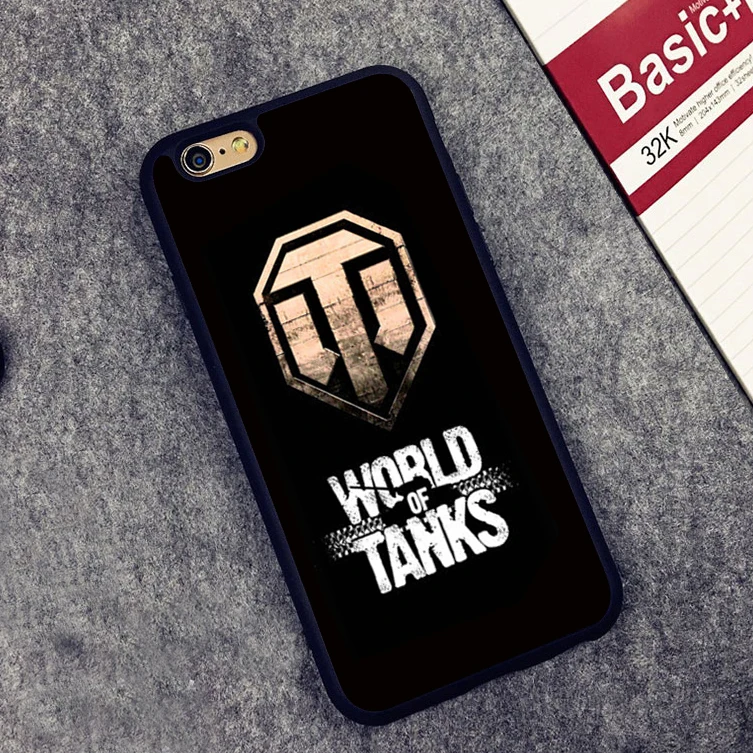 World Of Tanks логотип мягкий силиконовый Полный Защитный чехол для iPhone X 8 7 плюс 6 S 5 5S SE |