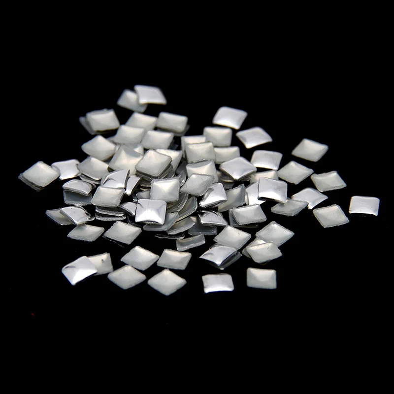 2016 3 мм Серебряный Золотой квадрат Новый дизайн сплав металлический материал