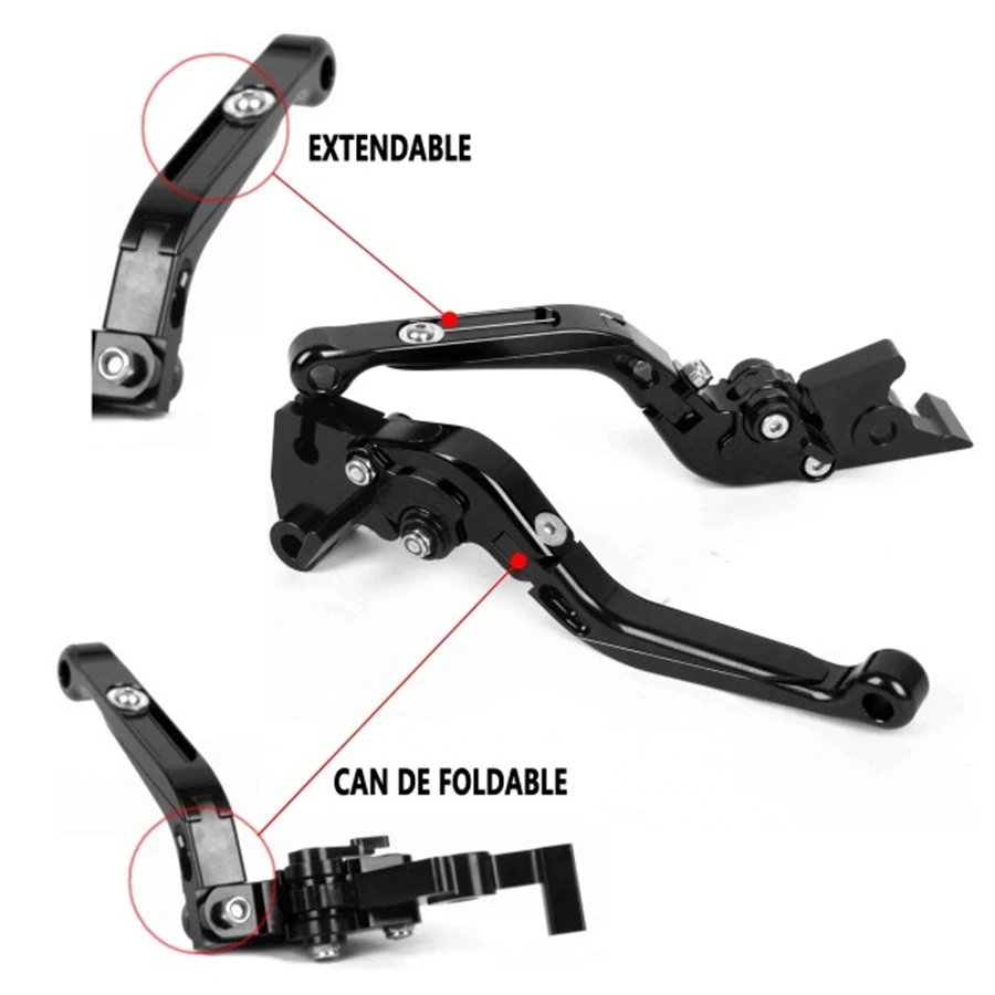 Black Для Yamaha YZF R125 125R 2008-2012 YZF-R125 YZF125R 125 R CNC мотоцикл складной выдвижной сцепления тормозные рычаги 2009 2010 2011 - Цвет: Black