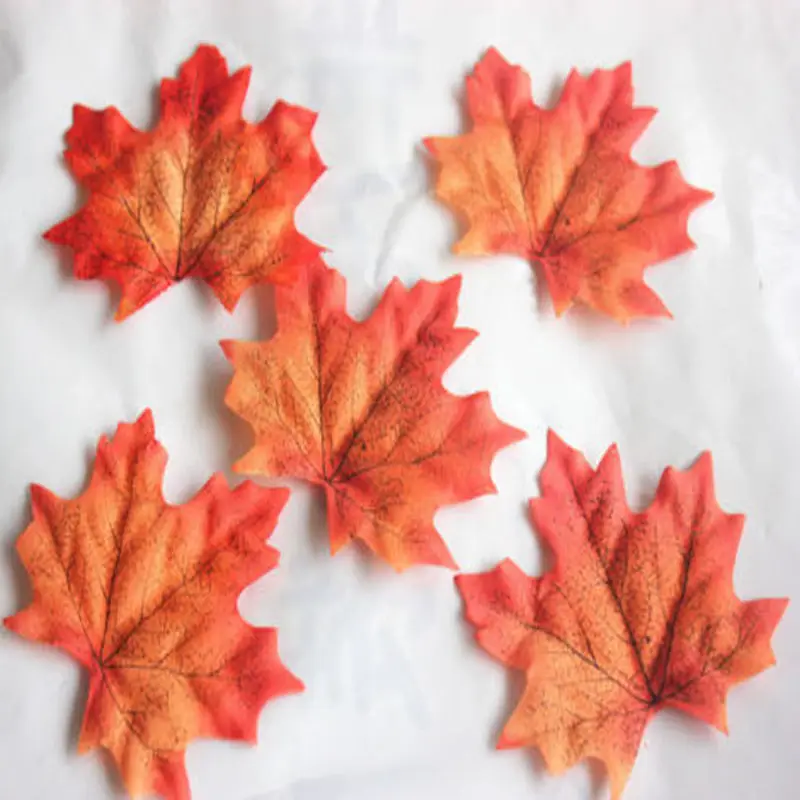 100 шт. разноцветные кленовые листья для украшения|fall leaves|maple leafdecorative crafts |