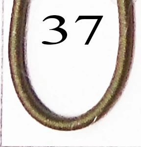 Color 37 ZIEENE 1 ярд диаметр 3 мм круглые эластичные шнуры тянущаяся резиновая веревка нейлон для браслета бусины полоски для волос шнурки 112 цветов - Цвет: Color 37