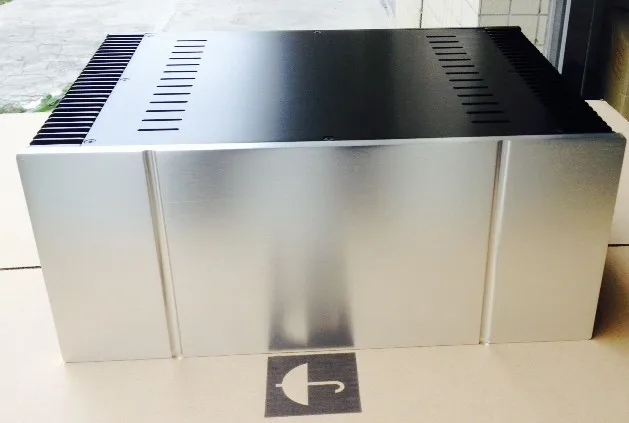 B-001 CNC все алюминиевые корпусные корпуса чехол Коробка для DIY аудио усилитель мощности 430 мм* 311 мм* 180 мм 430*311*180 мм