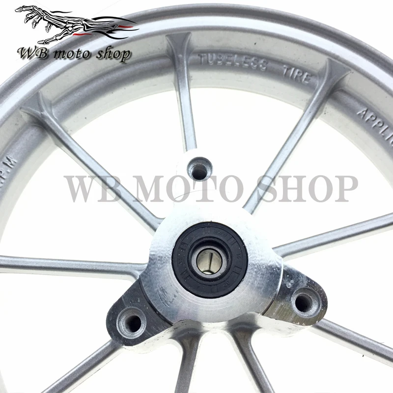 Мотоцикл изменение колеса дисковый тормоз для DIO AF18 AF27 AF28 Z4 ZX AF34 AF35 10-дюймовая шпилька для Алюминий сплава передние задние колеса обода новой