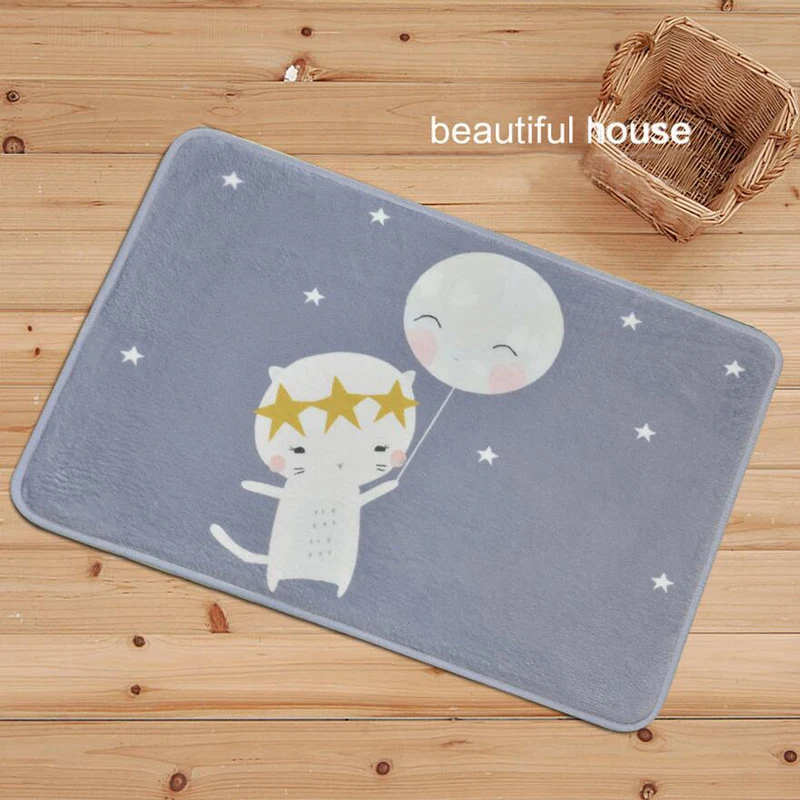 Напольные коврики с милым рисунком кролика ковер для ванной и кухни Детский