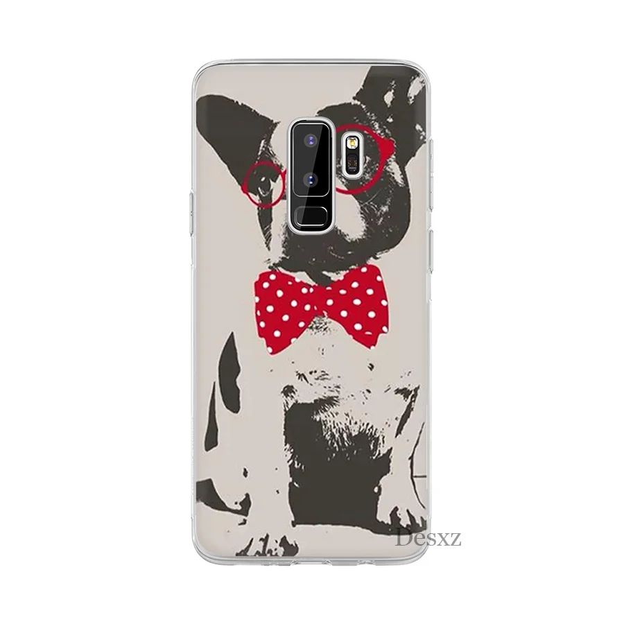 Чехол из ТПУ для Samsung A7 A9 A10 A20 A30 A40 A50 A60 A70 A5 A6 A8 Plus J3 J5 J6 J7 Otters с держателем рук Мопса |
