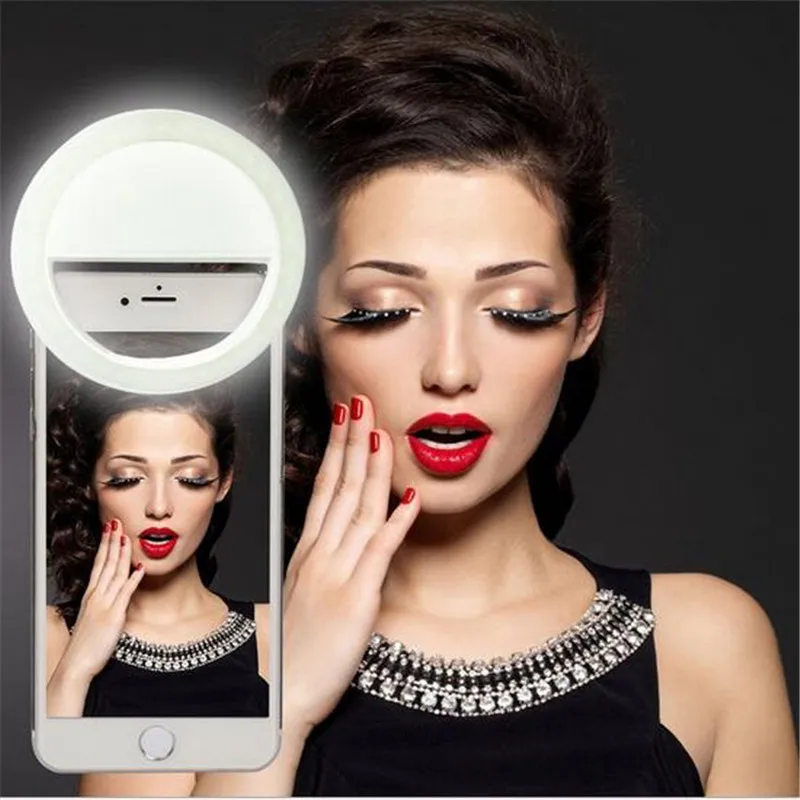 Selfie Портативный Светодиодной Вспышкой Камеры Телефона Фотографии Световое
