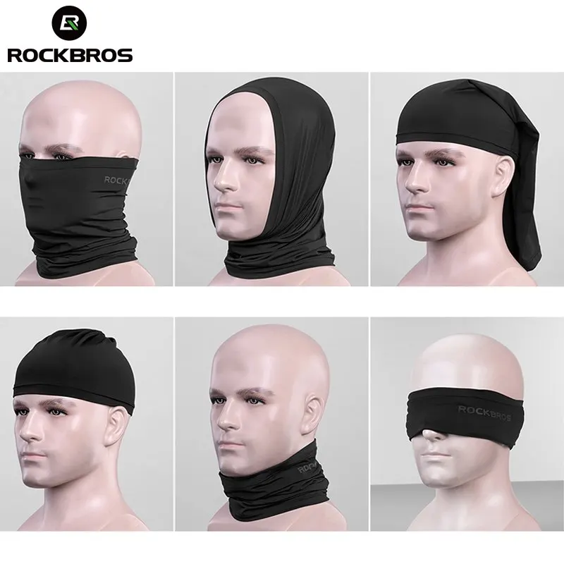 ROCKBROS Ice ткань Пот походные шарфы однотонные дышащие Кемпинг мягкая защита от УФ