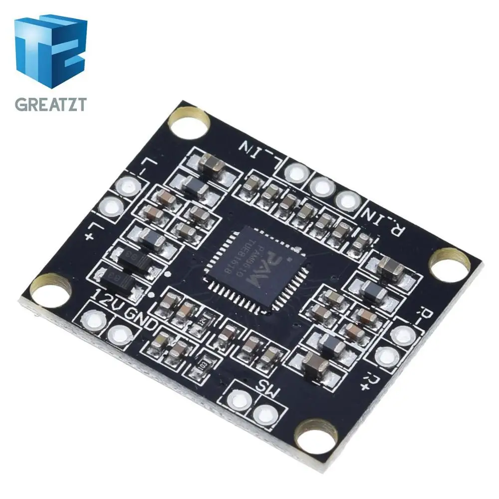 GREATZT PAM8610 цифровой усилитель мощности 2x15 Вт двухканальный стерео мини-усилитель мощности класса D