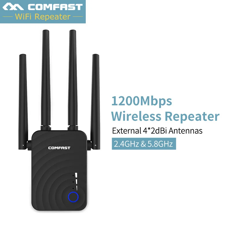 5 шт. 1200 Мбит/с COMFAST CF WR754AC повторитель беспроводной 2 4 г и маршрутизатор Extender Wi Fi