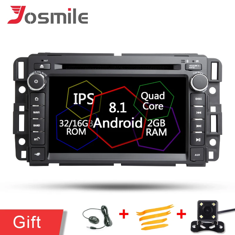 4 ядра Android 8 1 DVD мультимедиа плеер для Chevrolet Tahoe Traverse BUICK Enclave GMC HUMMER gps Canbus BT Радио