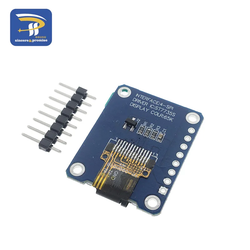 TFT-дисплей IPS 0 96/1 3 дюймов 7P SPI HD 65K полноцветный ЖК-модуль ST7735 / ST7789 Привод IC 80*160 240*240