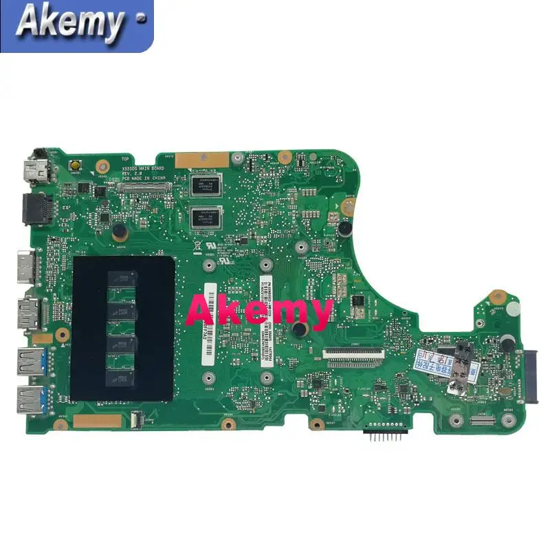 AK X555DG X555YI материнская плата для ноутбука For Asus X555Y X555D A10-7400P 4 Гб RAM Тест ОК |