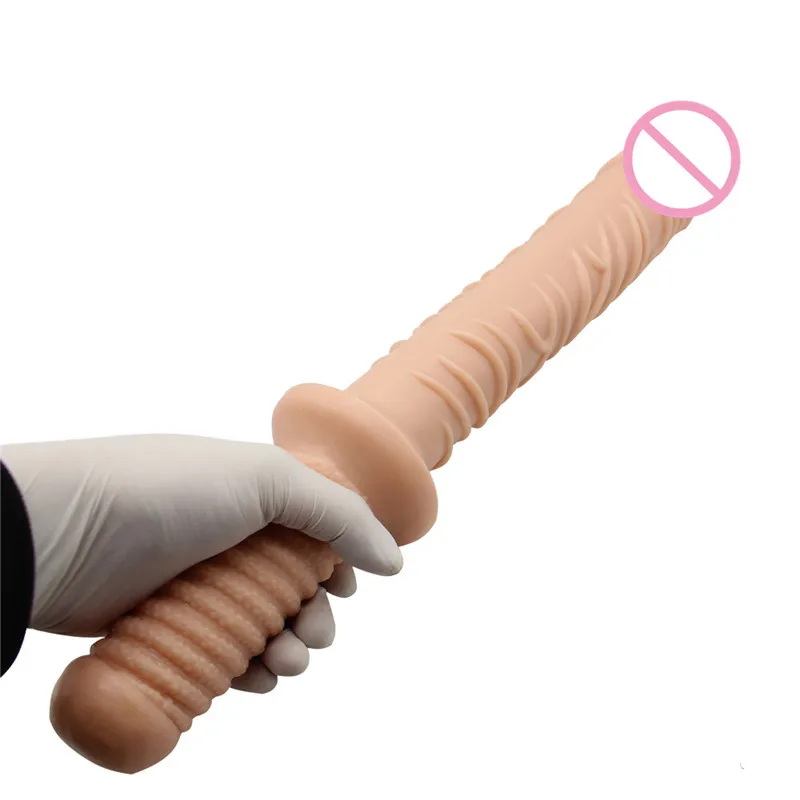 Женский 40 см огромный пенис с двойной головкой большой фаллоимитатор для женщин