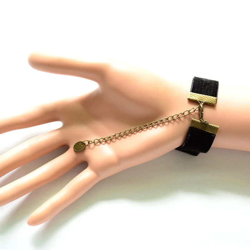 Браслет ручной работы готический бронзовый викторианский стиль женская голова