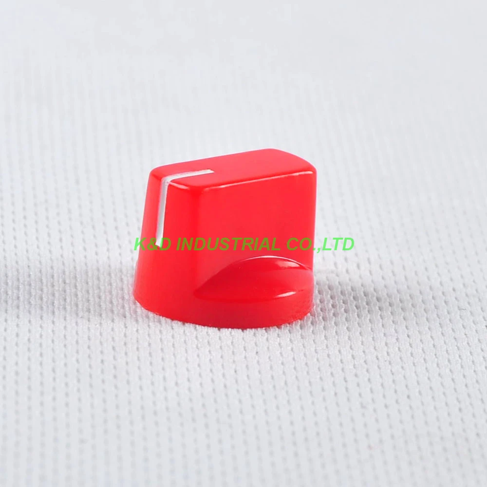 

10pcs Colorful Red Vintage Control Plastic Knob Spline Shaft 18T Potentiometer