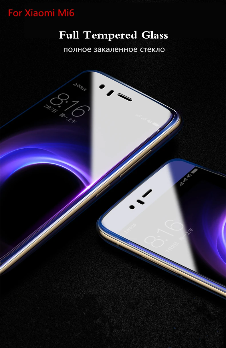 Закаленное стекло 9H для Xiaomi mi 6 mi 5x mi 5S Plus, Защитное стекло для Xiaomi Mi5X Mi6 Mi5S plus, защитное стекло