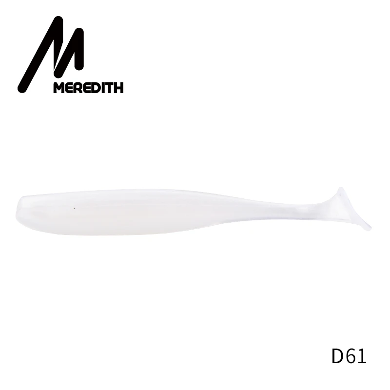 D61 Meredith 75 мм 2,4 г 20 шт рыболовные приманки, наживки, легко сбрасываемые плавающие приманки, мягкая силиконовая приманка, двойной цвет, искусственный карп, Мягкая приманка - Цвет: D61