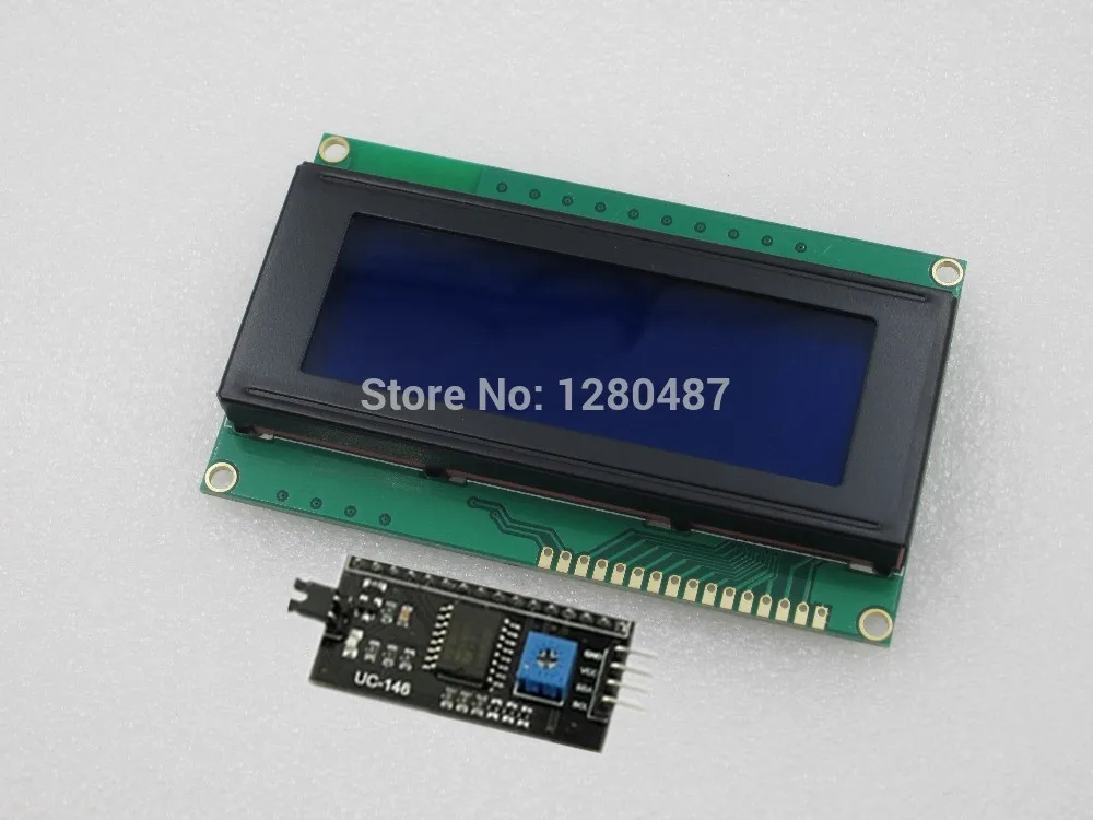

IIC/I2C 2004 blue screen LCD module provides libraries