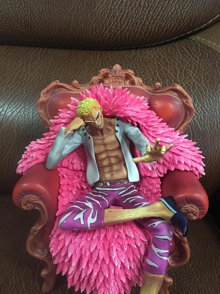 1 шт. японского аниме one piece GK Donquixote Doflamingo сидячая статуя Ver. 1/7 Масштаб ПВХ фигурка модель игрушки кукла