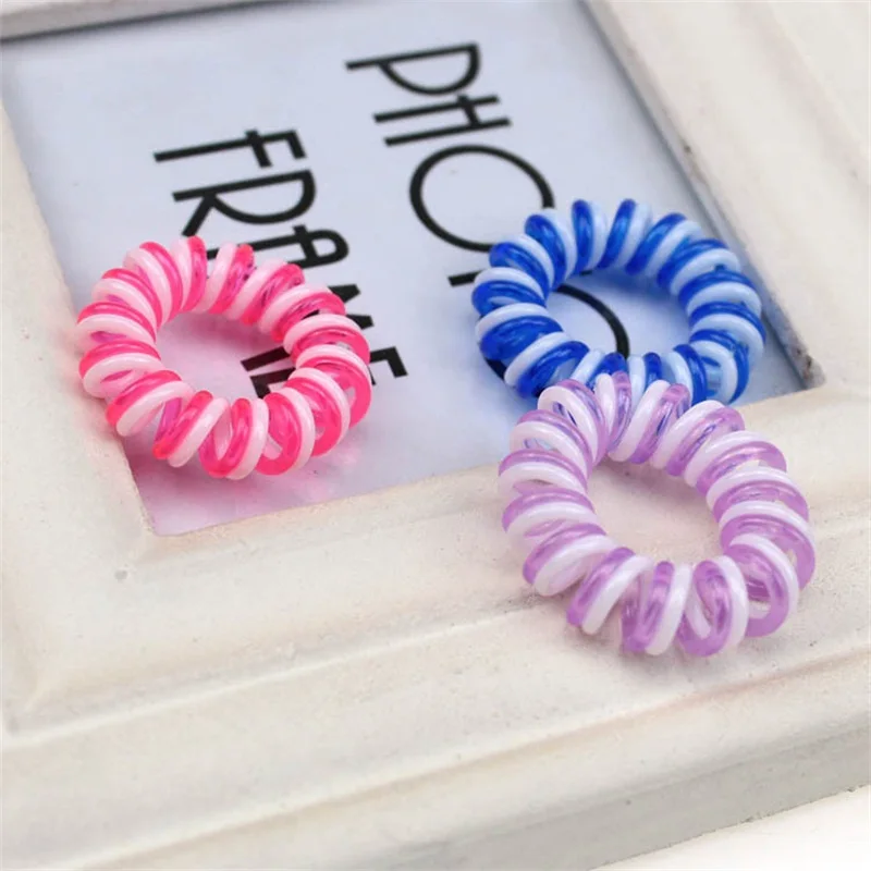 3 см двойной Цвета телефонная линия для волос аксессуары женщин повязка на голову