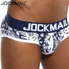 Трусы-брифы JOCKMAIL мужские в горошек, пикантное нижнее белье, трусы из хлопка, плавки с модным принтом для геев
