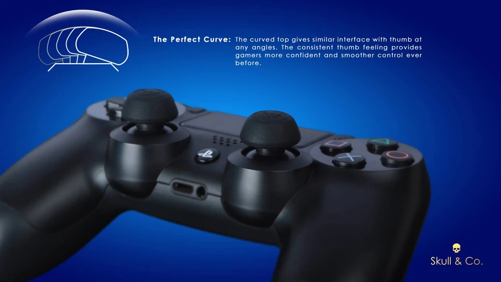 Skull& Co. Thumb Grip джойстик Крышка CQC Elite Thumbstick Крышка для PS4 контроллера