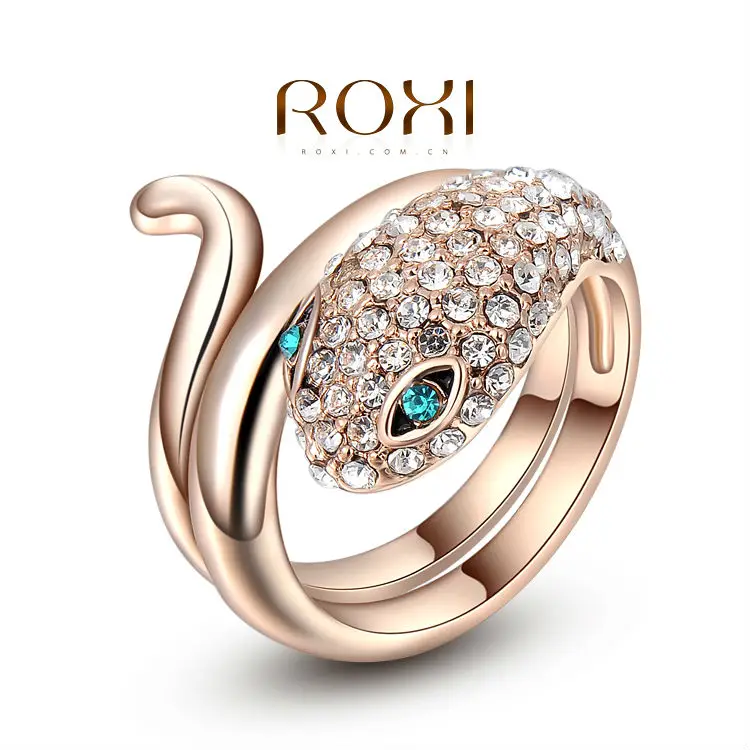 2015 Direct Selling Rushed Rings For Roxi Brands Fashion Ring Austrian Crystals white Plated Jewelry wholesale | Украшения и