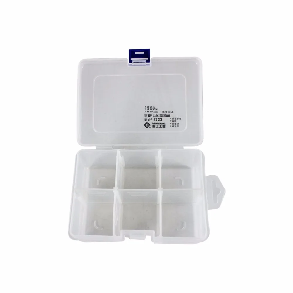 1223 пластиковая коробка для инструментов прозрачная электронные компоненты