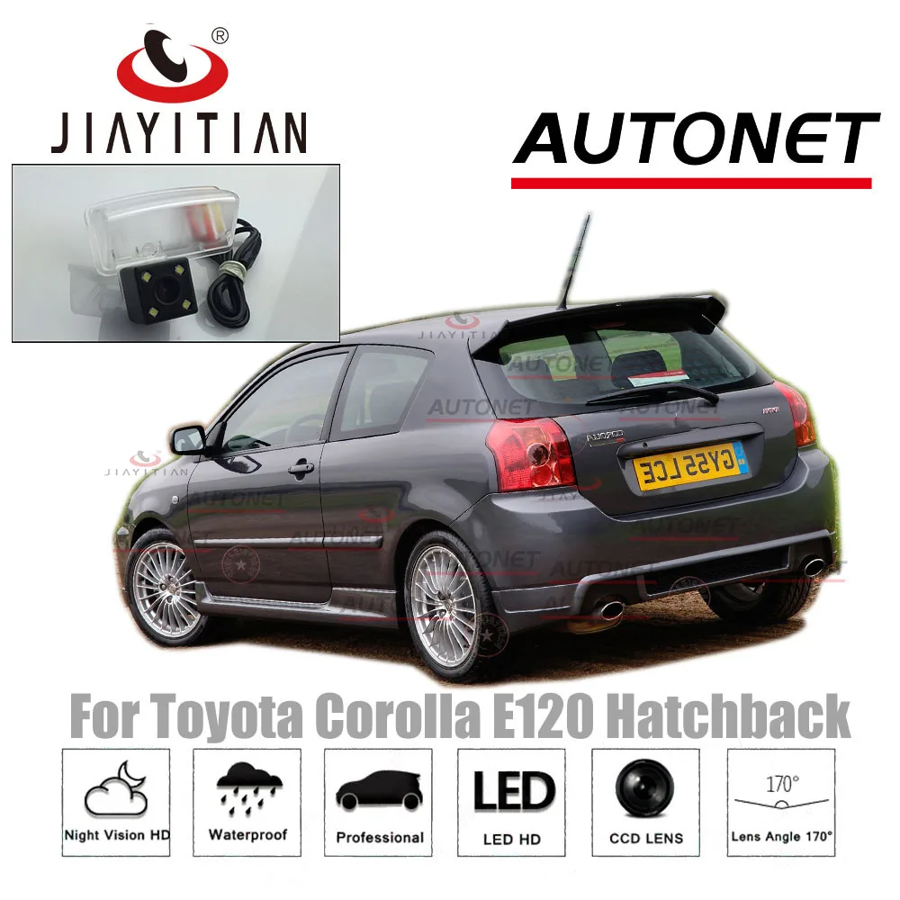 Задняя камера JiaYiTian для Toyota Corolla E120 крышка 2003 2004 2005 2006 заднего вида CCD ночного