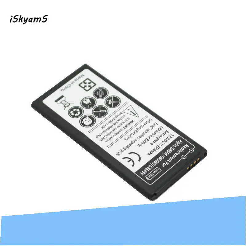 ISkyamS 1x2500 мА/ч EB-BG850BBC запасная батарея для Samsung Galaxy Alpha G850 G8508 G8508S G8509v G850F G850T |