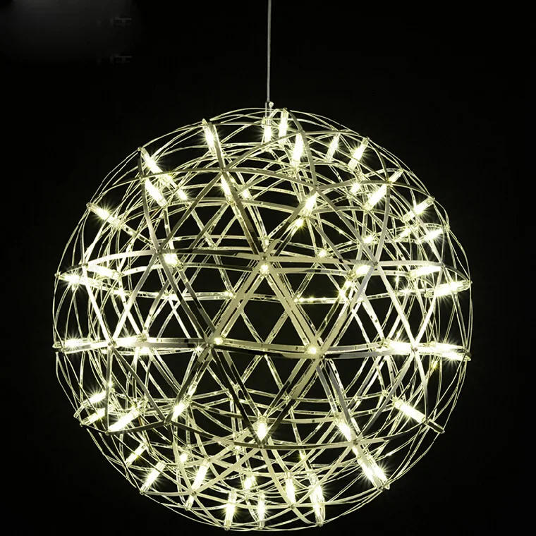 6W/10W/15W LED Ceiling Light Fixture Firework Pendant Lamp Ball-Shape Restaurant Bedroom Lobby Soft White