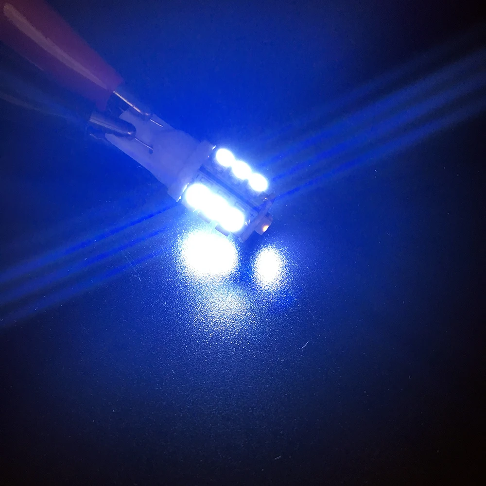 YSY 500 шт. T10 1210 13 SMD 194 168 W5W светодиодный светильник белый авто интерьер светодиодная