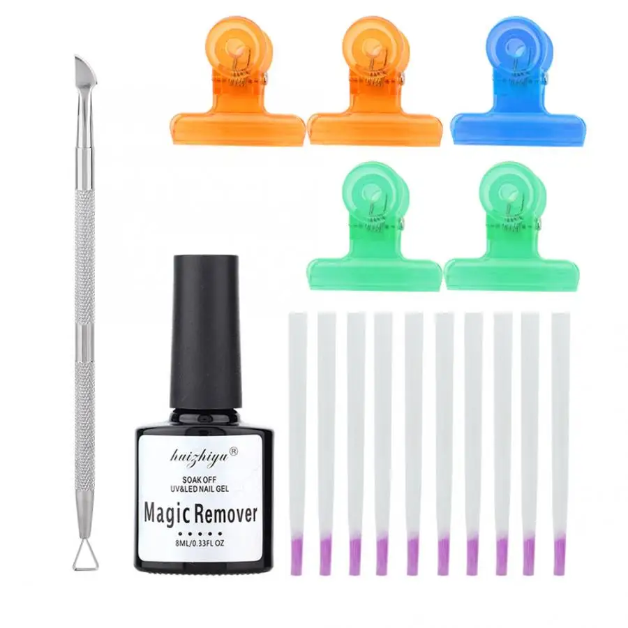 Гель для снятия лака из нержавеющей стали набор инструментов наращивания ногтей