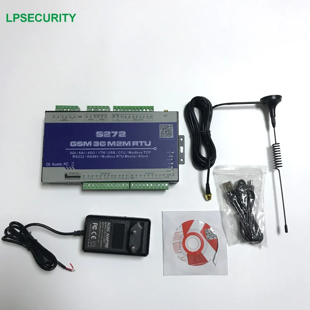 Контроллер Температуры gsm gprs modbus S272 GSM sms дистанционный монитор питания