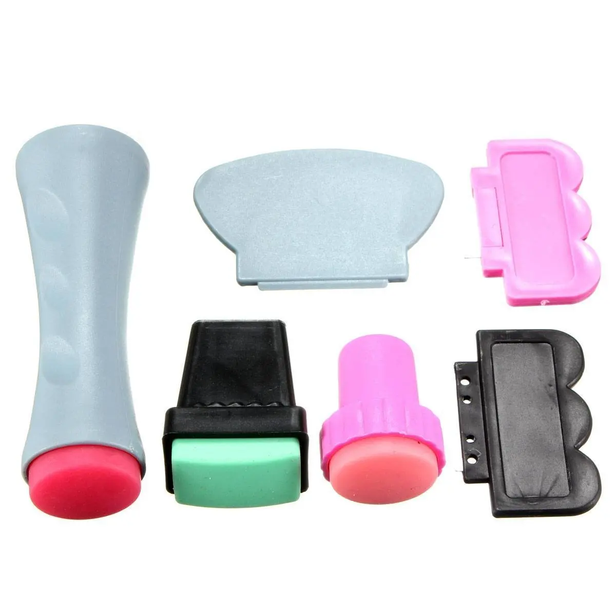 

Nail Art Stamp Scraper Tattoo Set DIY Nail Design Nail Stencil Manicure Equipment