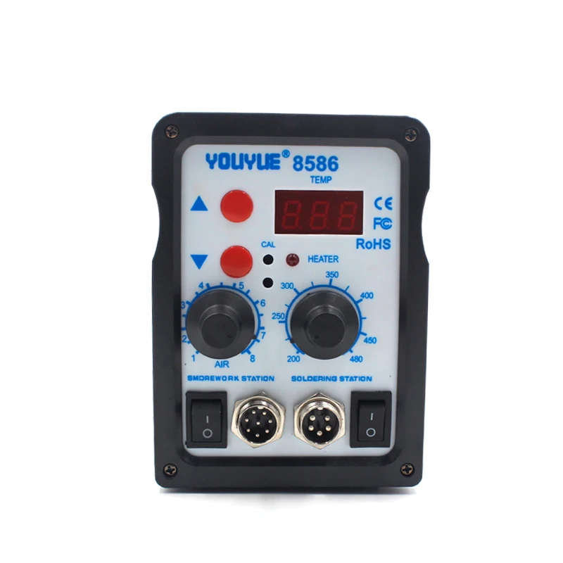 YOUYUE 8586 паяльник паяльная станция 110 В 220 В 700 Вт паяльная станция BGA Электрический паяльник паяльная станция с горячим воздухом