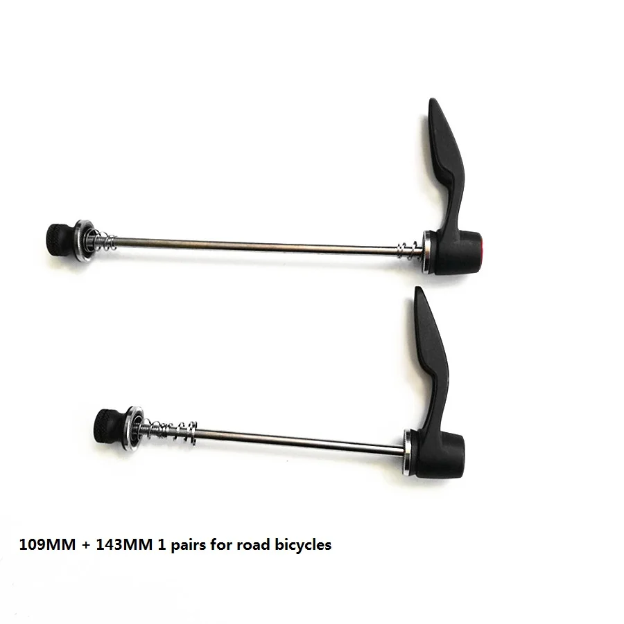 Same as picture 1 пара MTB quick release QR пластина для дорога/горный велосипед колеса Swiss RWS 109/112/115/143/148/151 мм Титан стержень - Цвет: Same as picture
