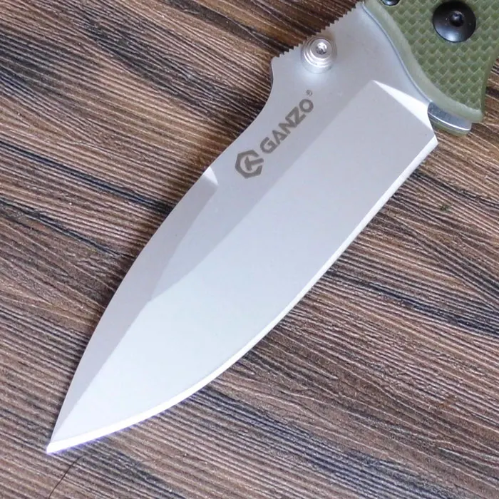 Ganzo Жар-птица G704 Складной нож 440C Лезвие G10 Ручка 58~ 60HRC Кемпинг Охота фрукты Коллекция Нож Открытый Ganzo EDC инструмент