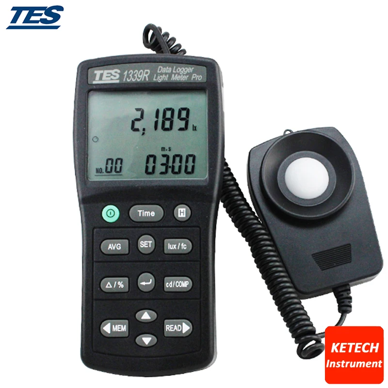 Тестер света TES1339R 0 01 до 999900 люкс|tester meter|tester pctester light |